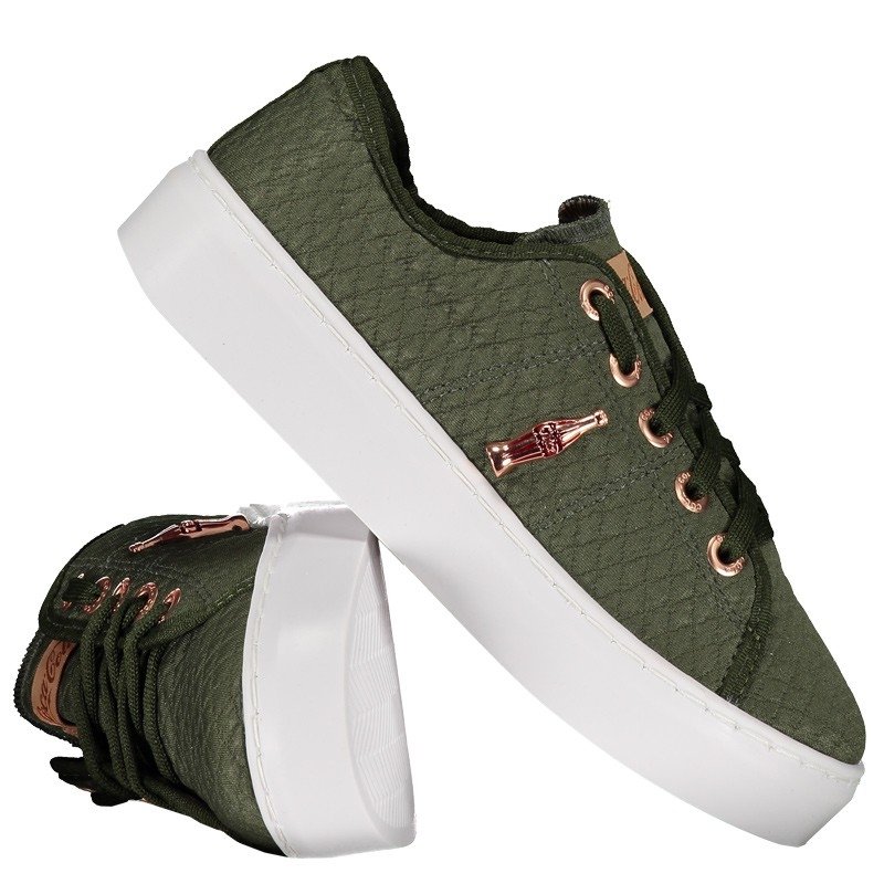 tenis coca cola feminino verde