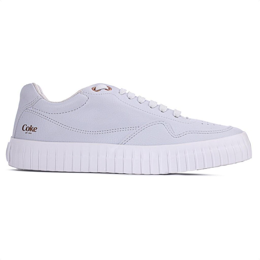 Tênis Coca Cola New Hope Town Branco e Cobre - Feminino