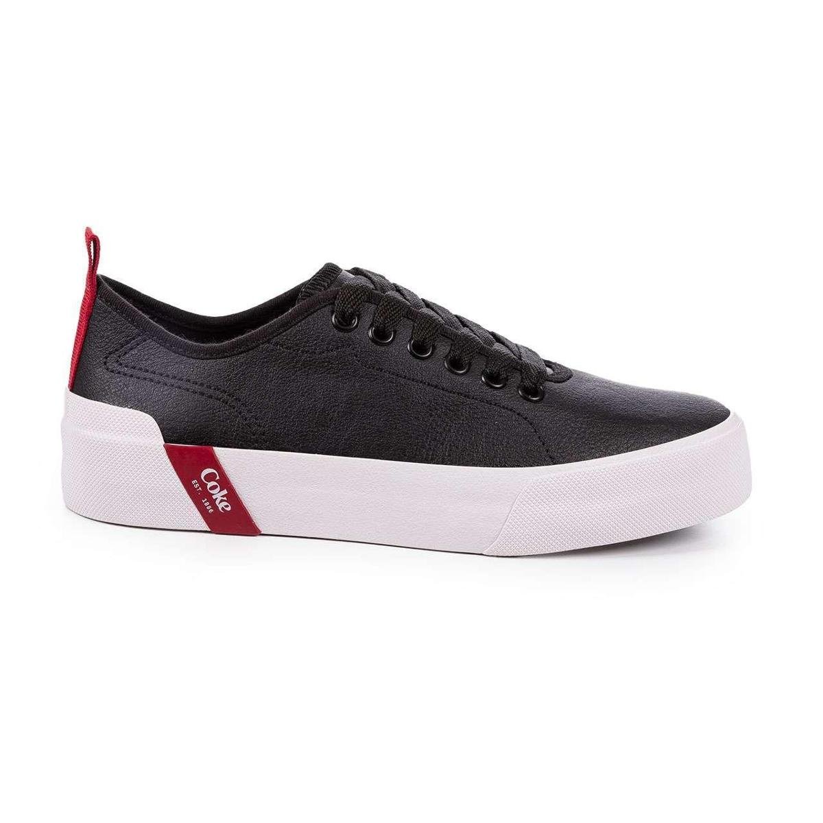 Tênis Coca-Cola Shoes Charlotte Town Preto Menor preço em Tênis Coca-Cola Shoes Charlotte Town Preto