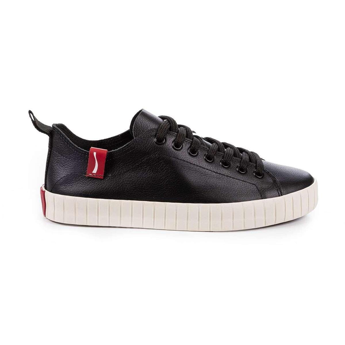 Tênis Coca-Cola Shoes Houston Leather Caramelo