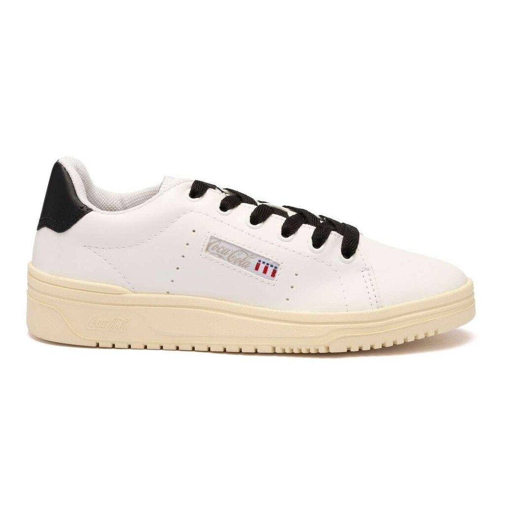 Tênis Coca-Cola Shoes March Maverick Branco Preto