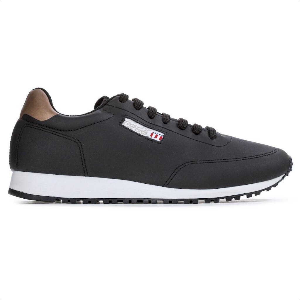 Tênis Coca Cola Sport Style Preto e Cobre - Masculino