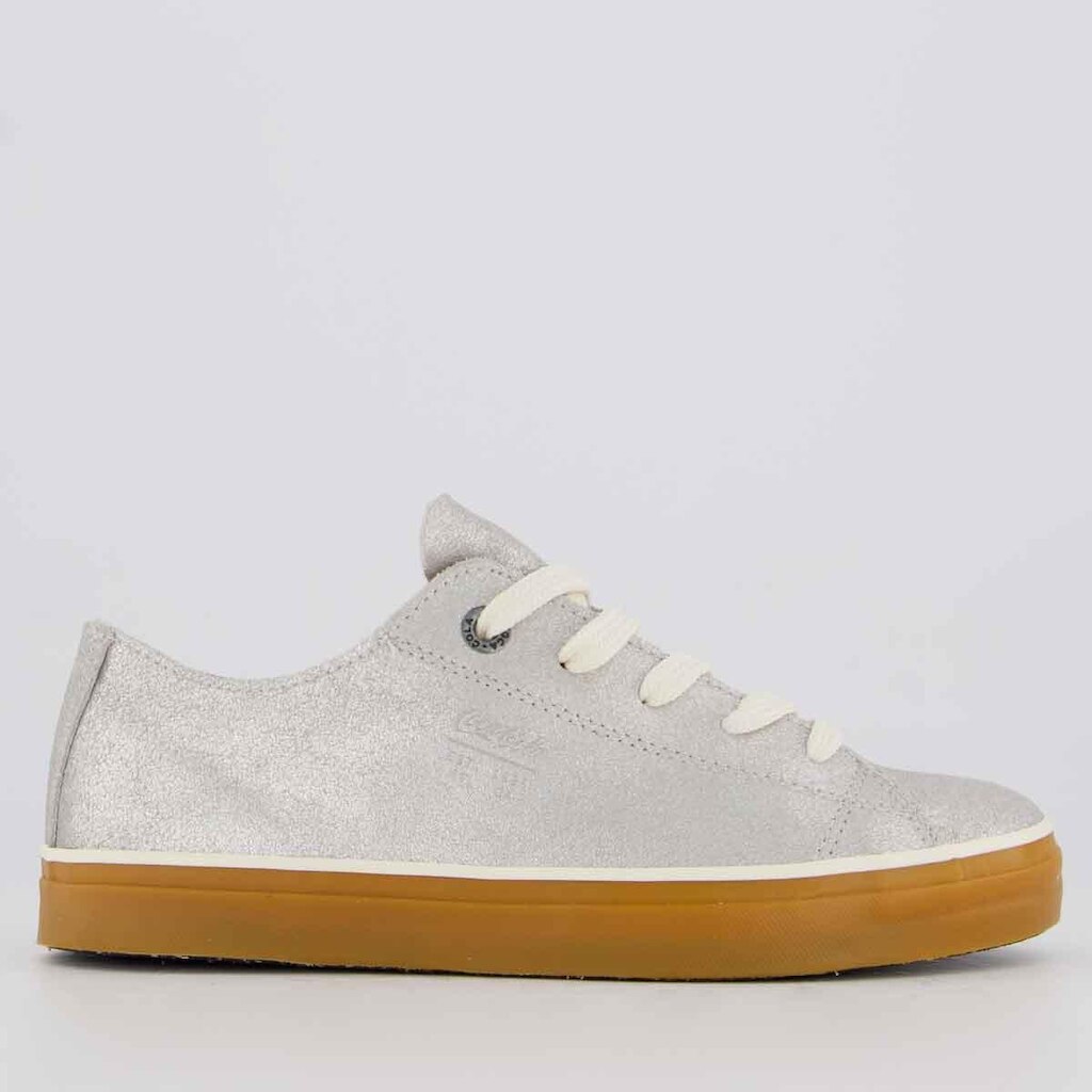 Tênis Coca Cola Stream Charm Leather Feminino Prata