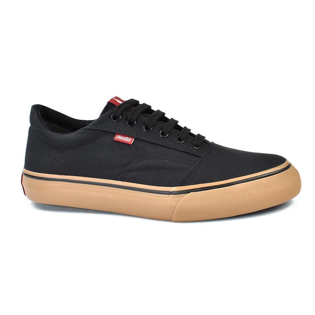 Tênis Coca-Cola Surplay Canvas Preto Marrom
