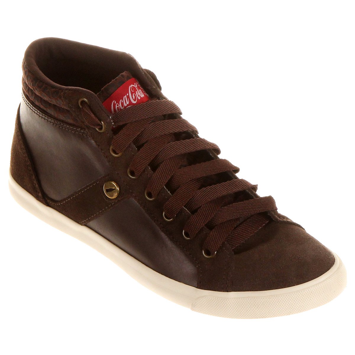 tenis coca marrom