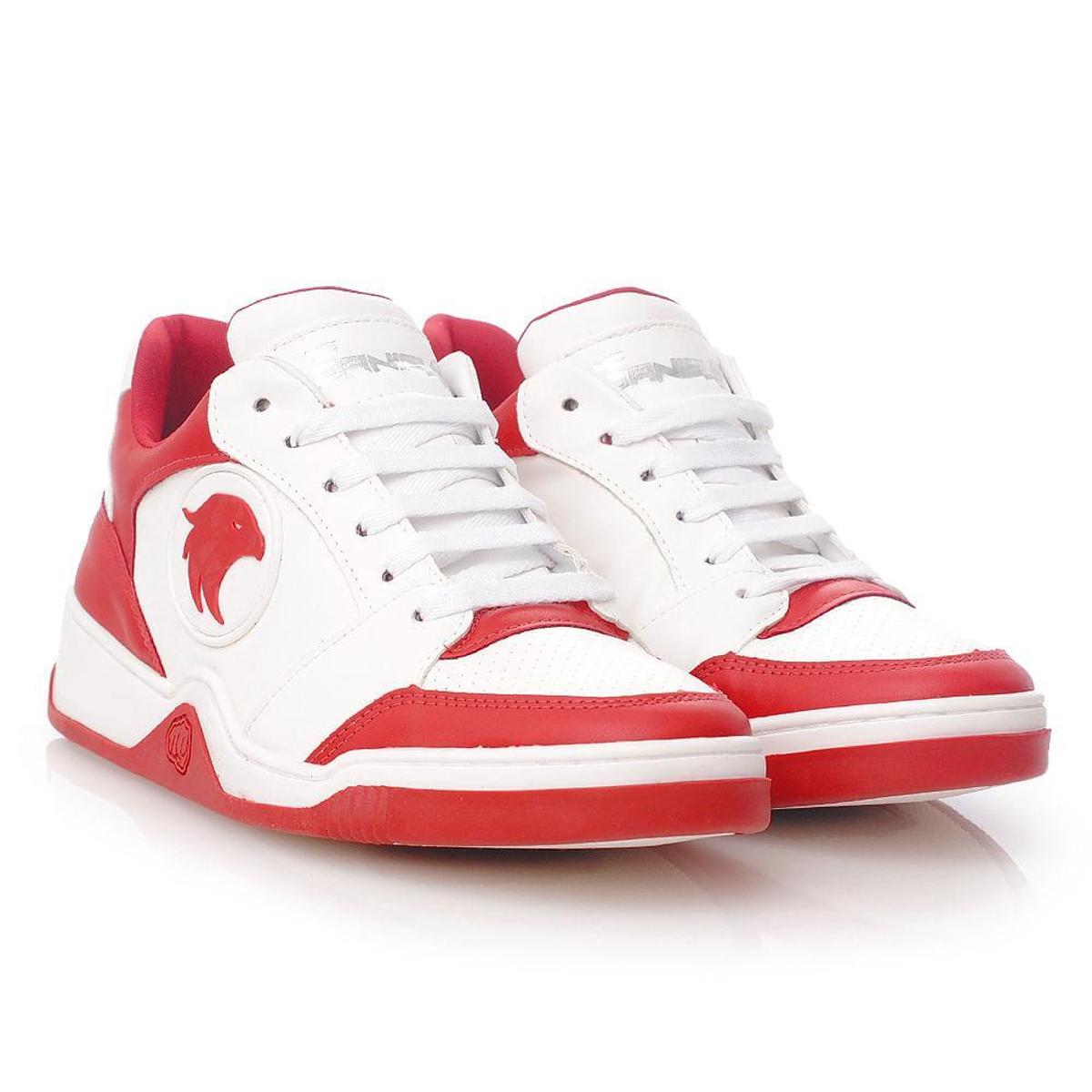 Tênis Collab Mc Daniel Hardcorefootwear 80311 Confort Vermelho