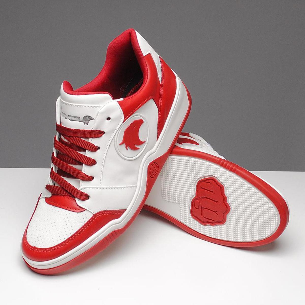 Tênis Collab Mc Daniel Hardcorefootwear 80311 Confort Vermelho