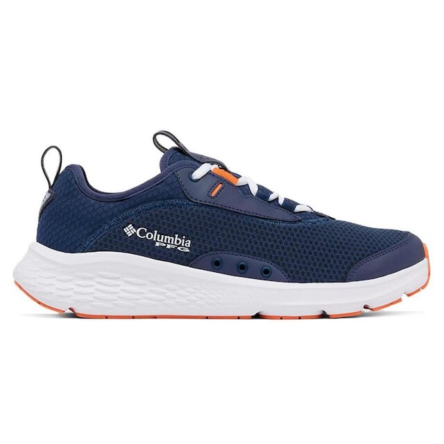 Columbia Womens PFG Castback Non Slip Boat Shoe, Fossil