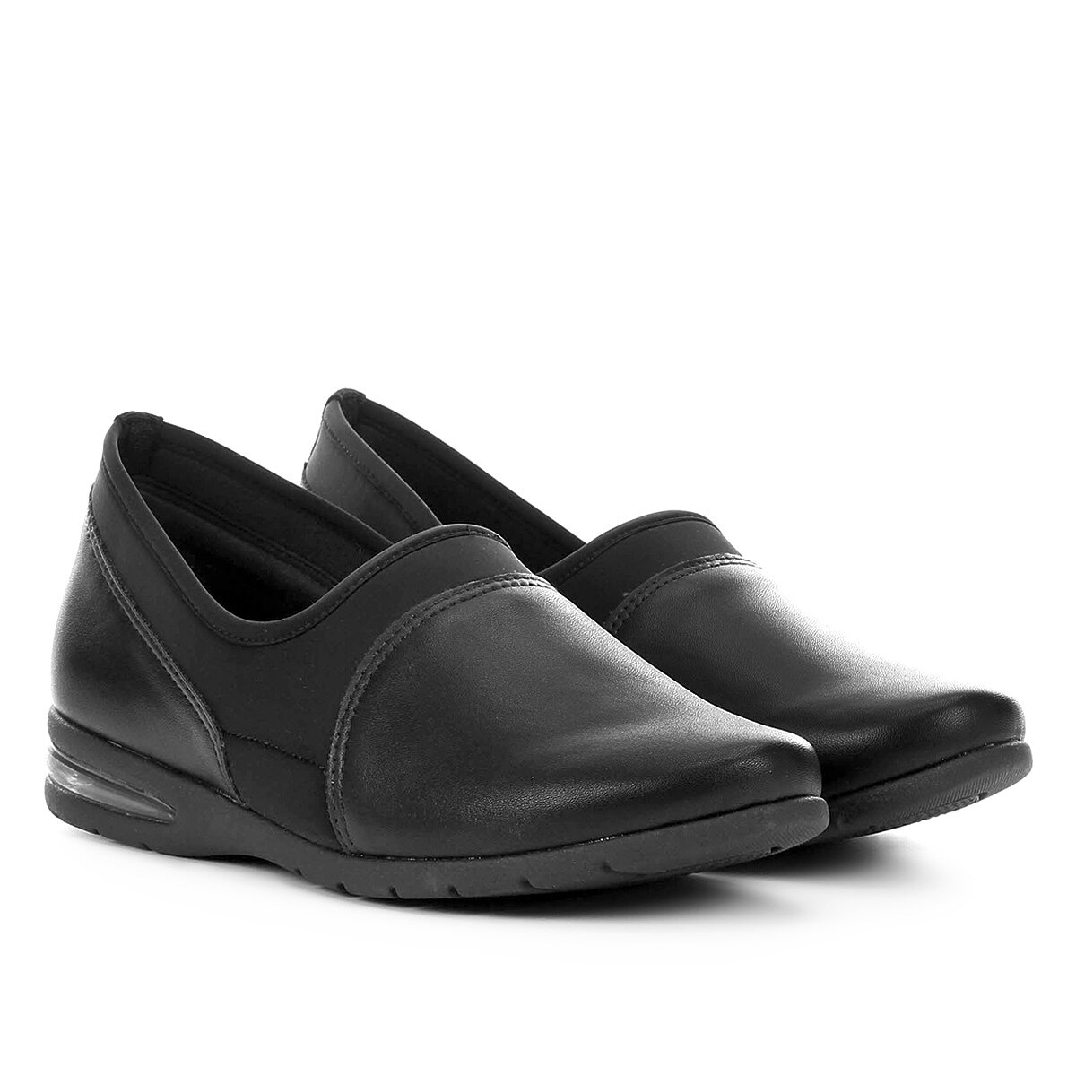 tenis preto feminino com amortecedor
