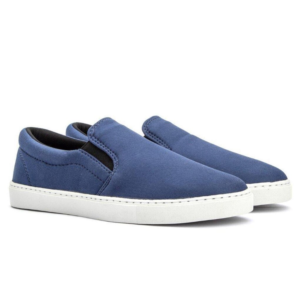 Tênis Confortavel Azul e Branco