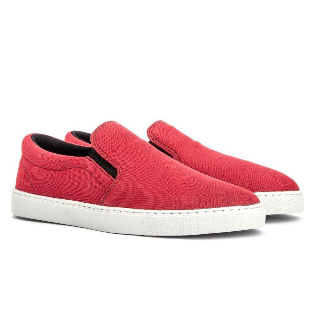 Tênis Confortavel Vermelho e Branco