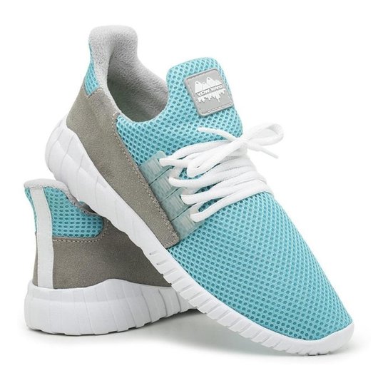 Tênis Conforto Caminhada Com Detalhes Em Couro Legítimo Feminino - Azul é ruim? Tênis Conforto Caminhada Com Detalhes Em Couro Legítimo Feminino - Azul é boa?