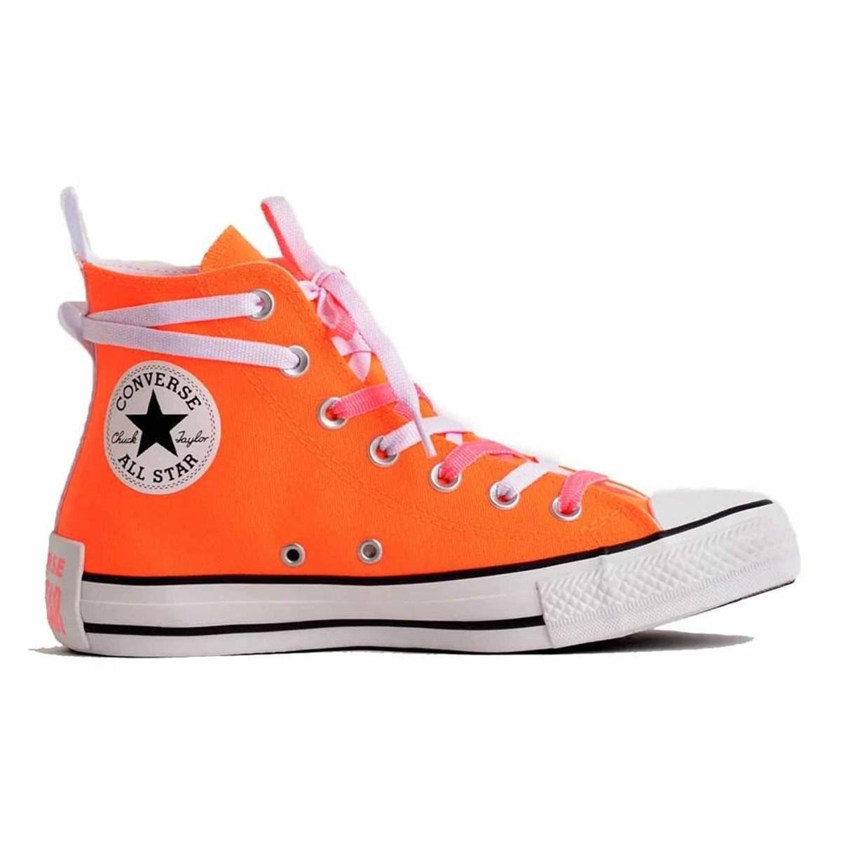 all star feminino laranja