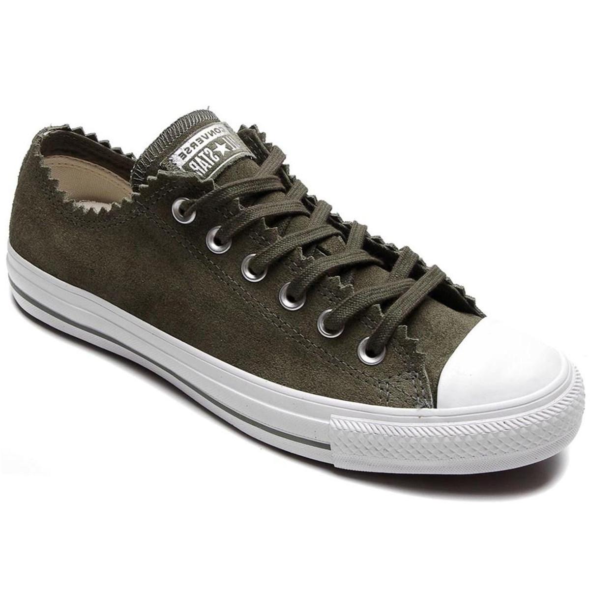 Tênis Converse All Star Chuck Taylor Couro OX Fer - Cinza | Netshoes