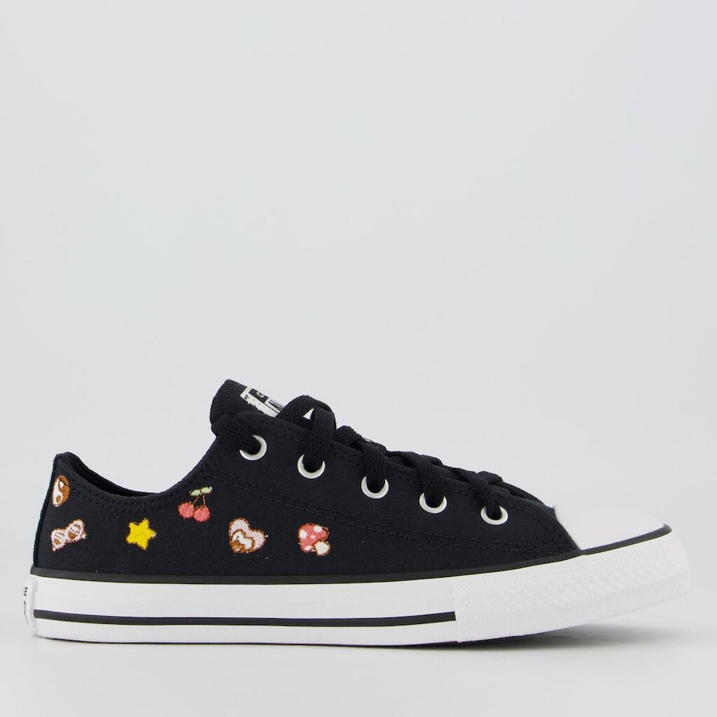 Tênis Converse All Star CK Stikers Juvenil Preto