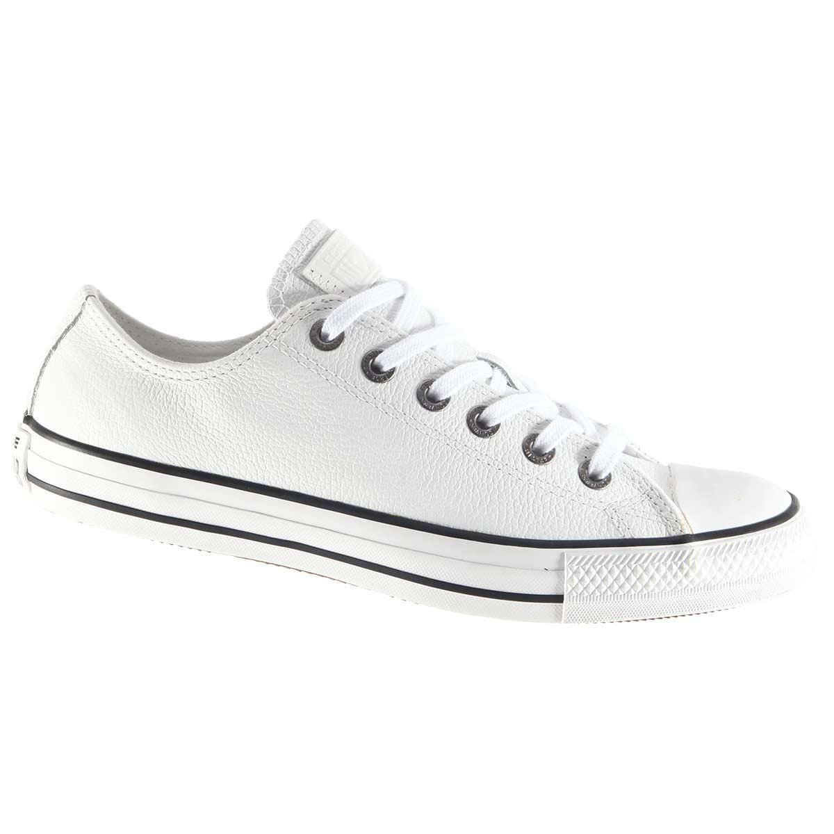 Tênis Converse All Star Couro Original Branco Netshoes Tênis Converse All Star Couro Original Branco Netshoes