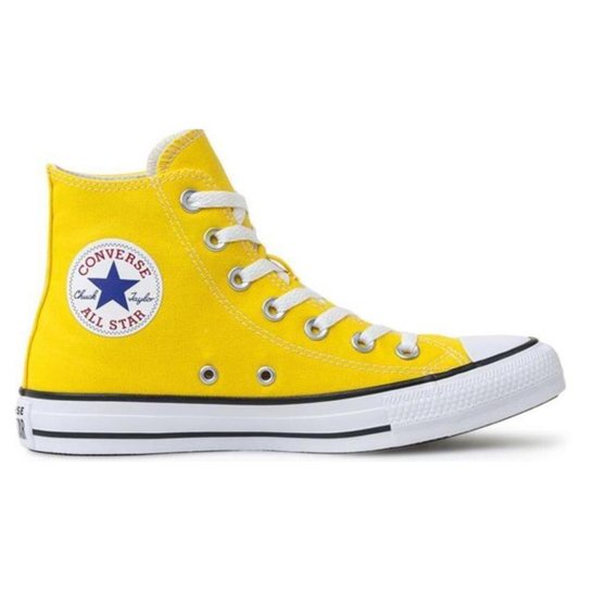 Tênis Converse All Star Ct As Core HI Masculino - Amarelo Menor preço em Tênis Converse All Star Ct As Core HI Masculino - Amarelo