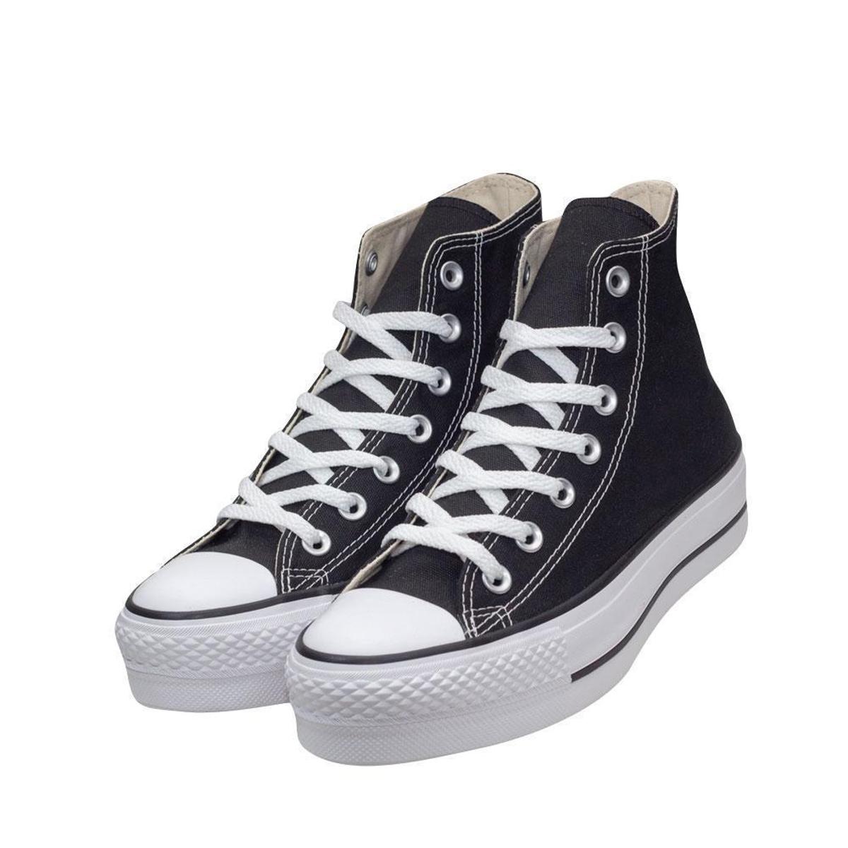 Tênis Converse Chuck Taylor All Star Cano Alto Lift - Preto | Netshoes