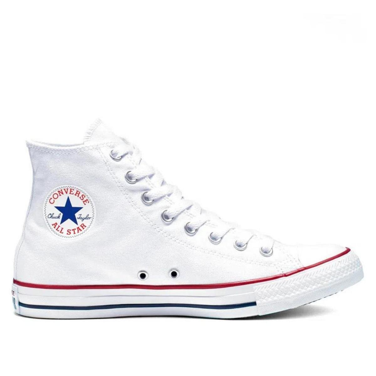 Tenis Converse Chuck Taylor All Star Cano Alto - Branco | Netshoes