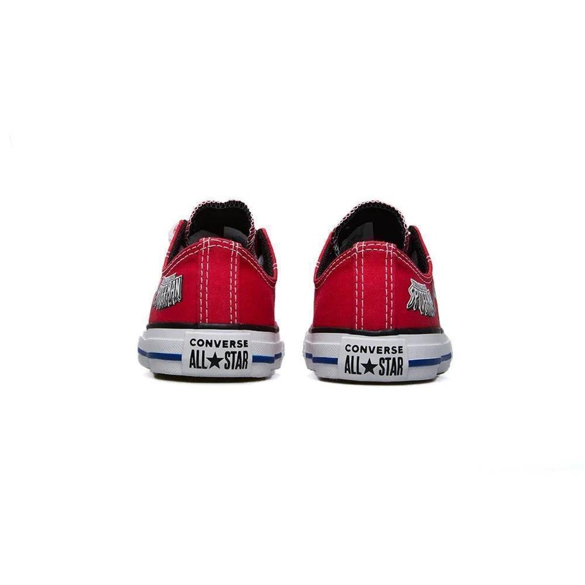 Tenis Converse Chuck Taylor All Star Homem Aranha Vermelho