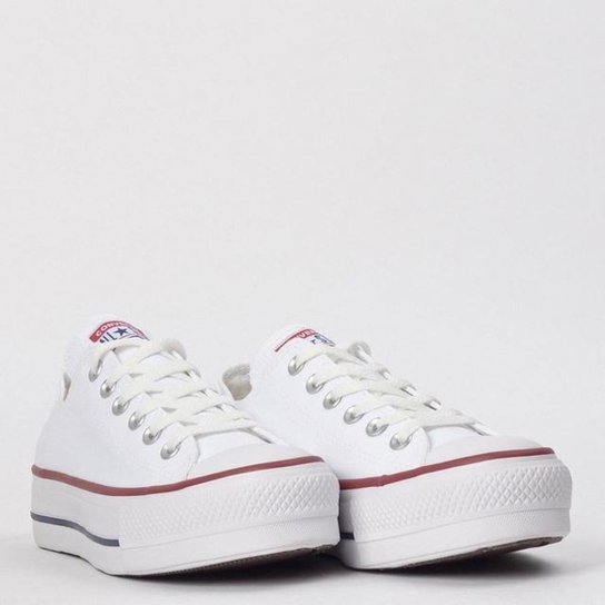 TENIS CONVERSE CHUCK TAYLOR ALL STAR LIFT CT04950003 BRANCO FEMININO