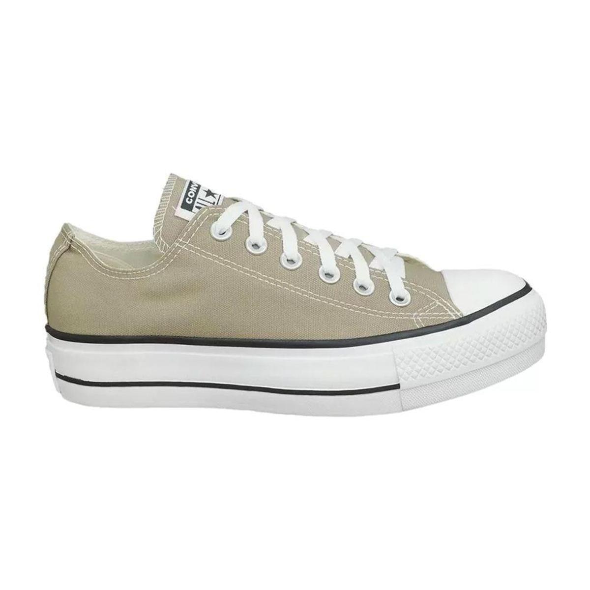Tenis Converse Chuck Taylor All Star Plataforma - Bege | Netshoes