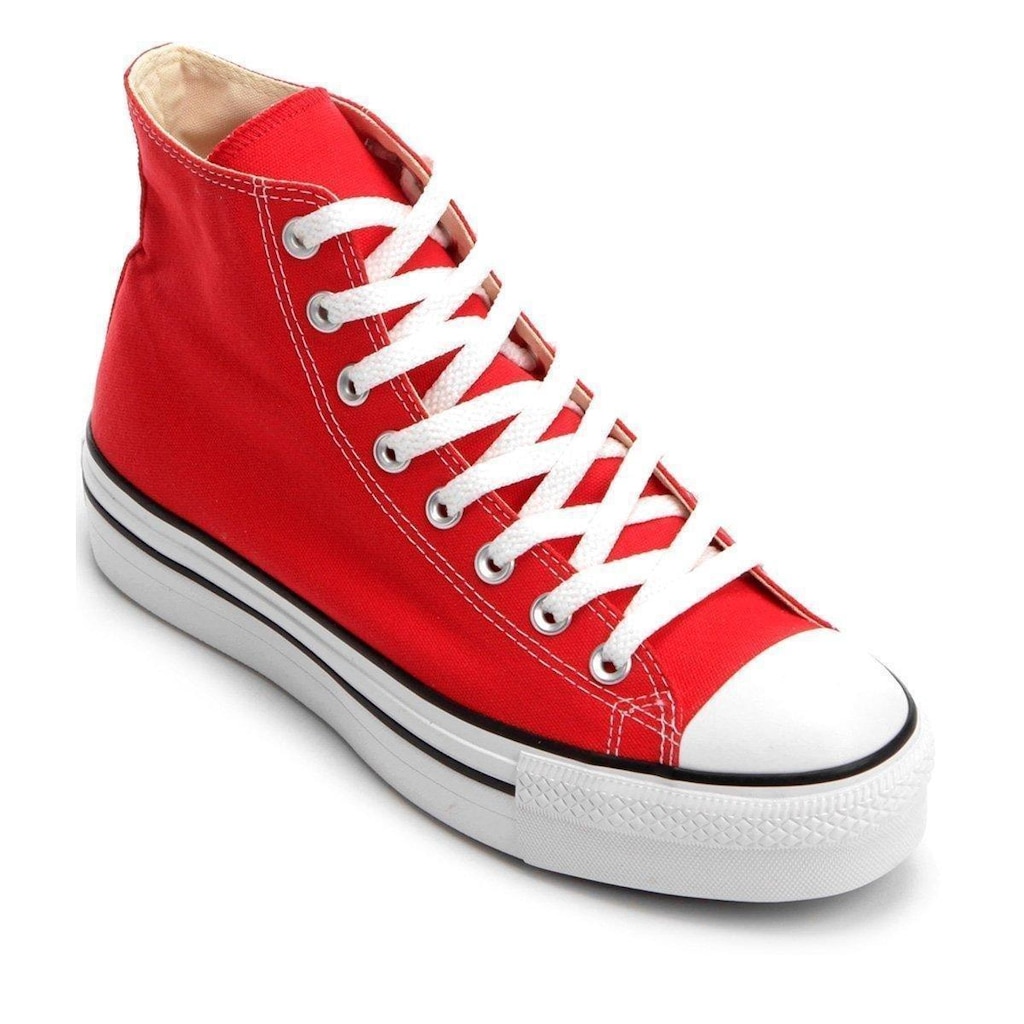 Tênis Converse Chuck Taylor All Star Platform Hi - Vermelho
