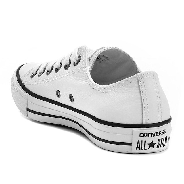 Tênis Converse Chuck Taylor OX Couro - Branco
