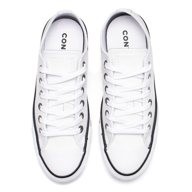 Tênis Converse Chuck Taylor OX Couro - Branco