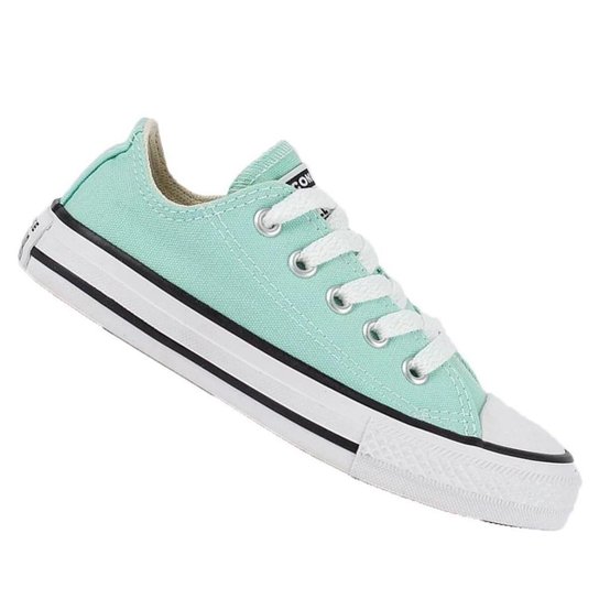 Tênis Converse Infantil All Star CT OX Seasonal - Verde Menor preço em Tênis Converse Infantil All Star CT OX Seasonal - Verde