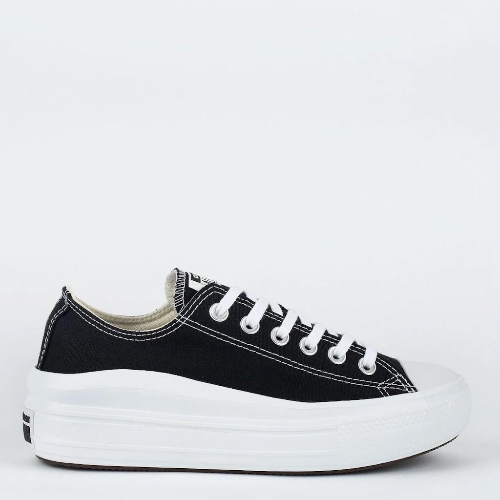 Tênis Converse Move Plat CB Lona Feminino - Preto