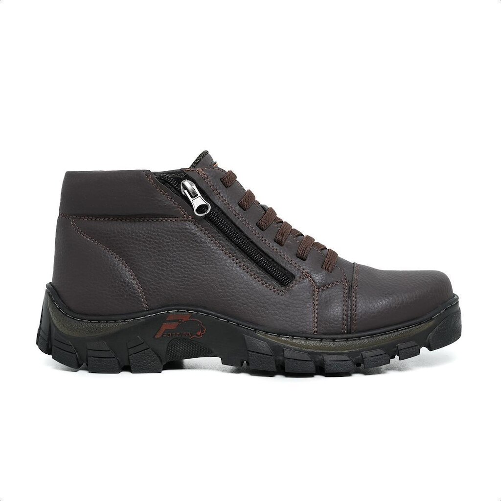 Tênis Coturno Masculino Adventure com Elástico e Zíper Lateral