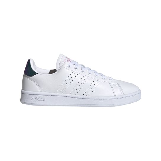 Tênis Couro Adidas Advantage II Feminino - Branco