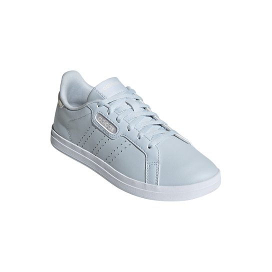 Tênis Couro Adidas Courtpoint Base Feminino - Azul é ruim? Tênis Couro Adidas Courtpoint Base Feminino - Azul é boa?