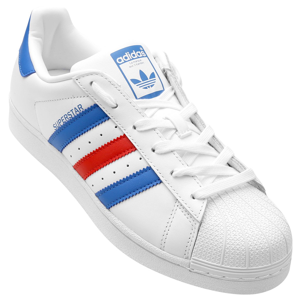 Tênis couro adidas superstar foundation masculino Clearance