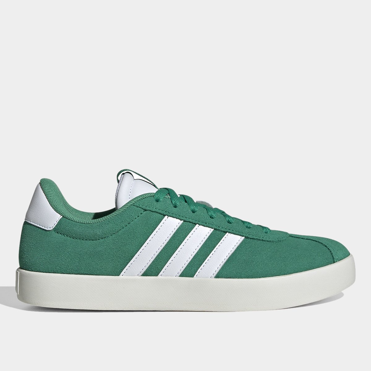 Tênis Couro Adidas Vl Court 3 0 Feminino Menor preço em Tênis Couro Adidas Vl Court 3 0 Feminino