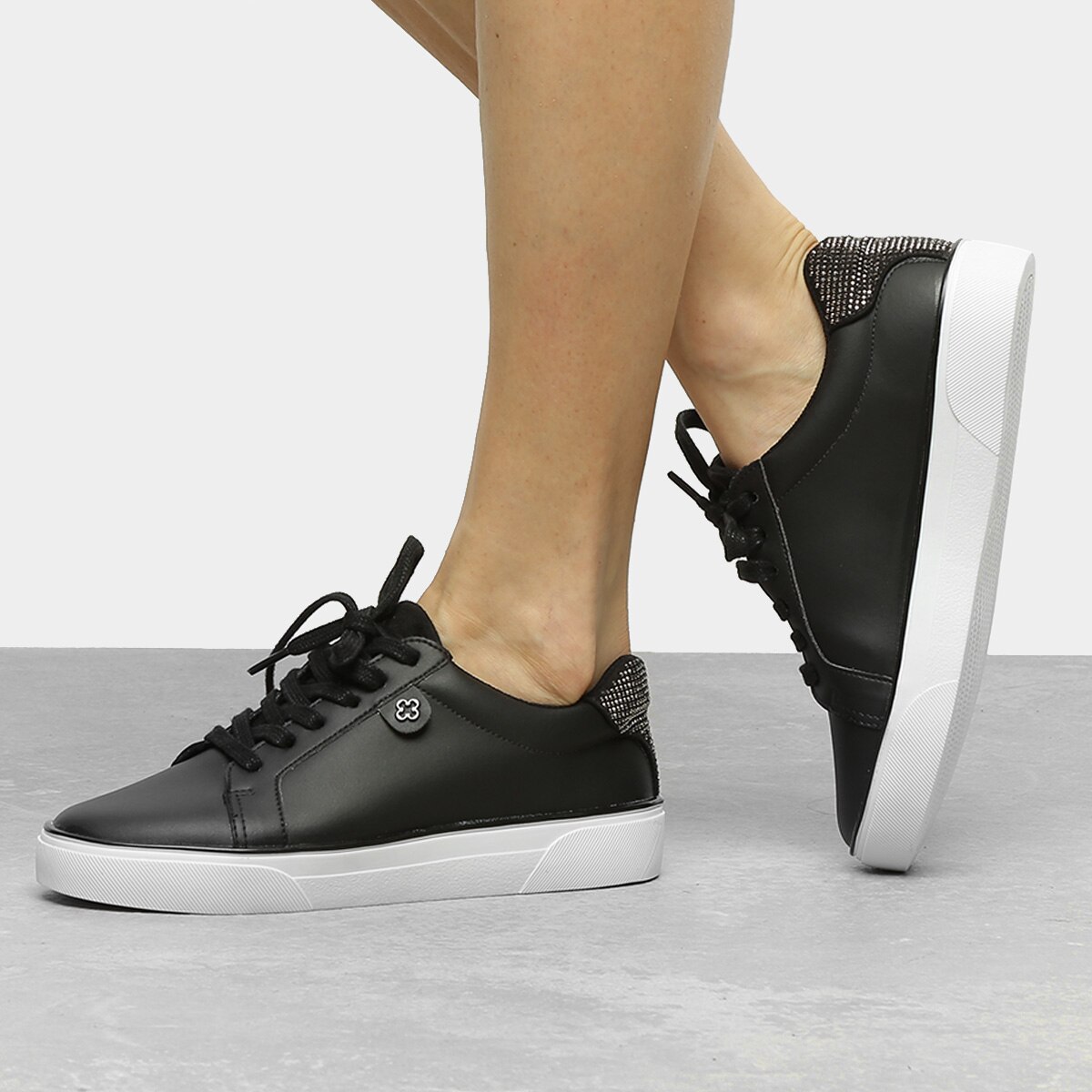 Compre Tênis Capodarte Logo Branco/Preto Capodarte Online
