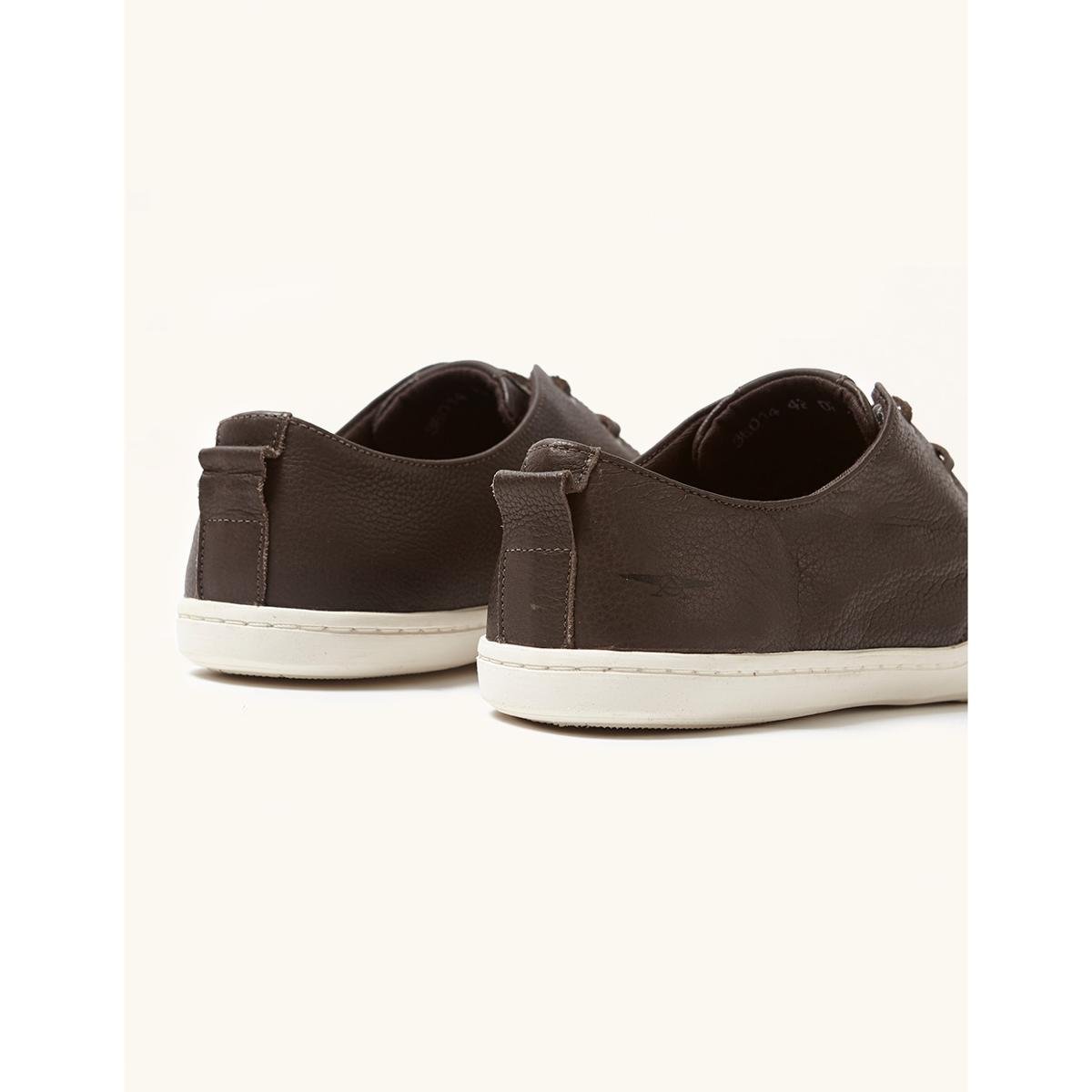 Tênis Couro Aviator Monte Carlo Masculino - Café | Netshoes