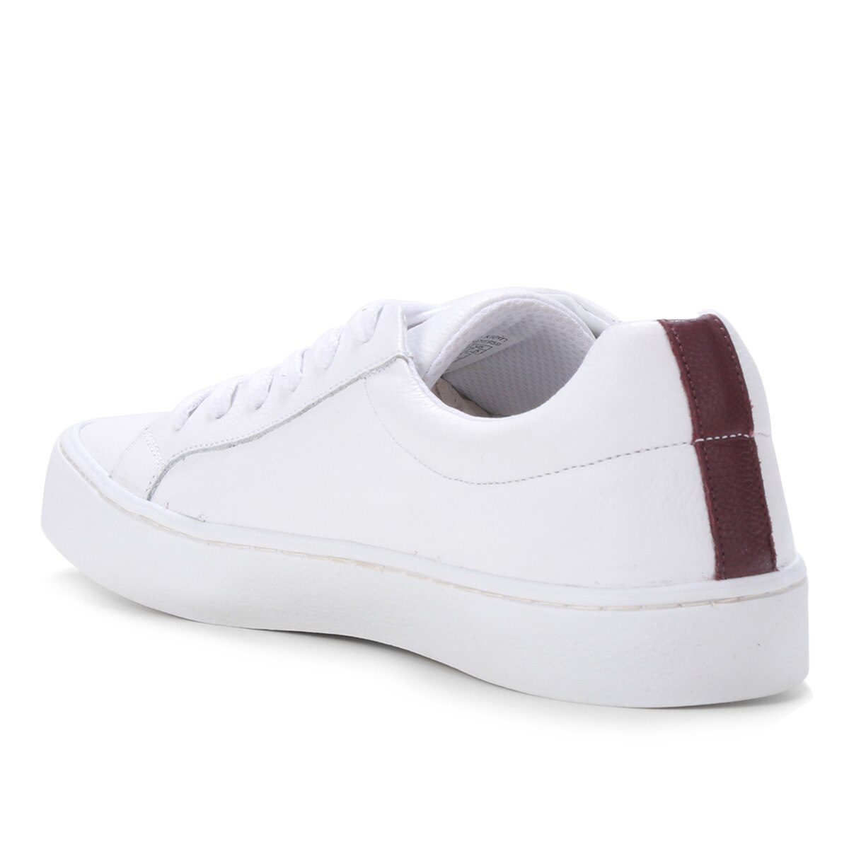 Tênis Couro Calvin Klein Skate Masculino - Branco | Netshoes