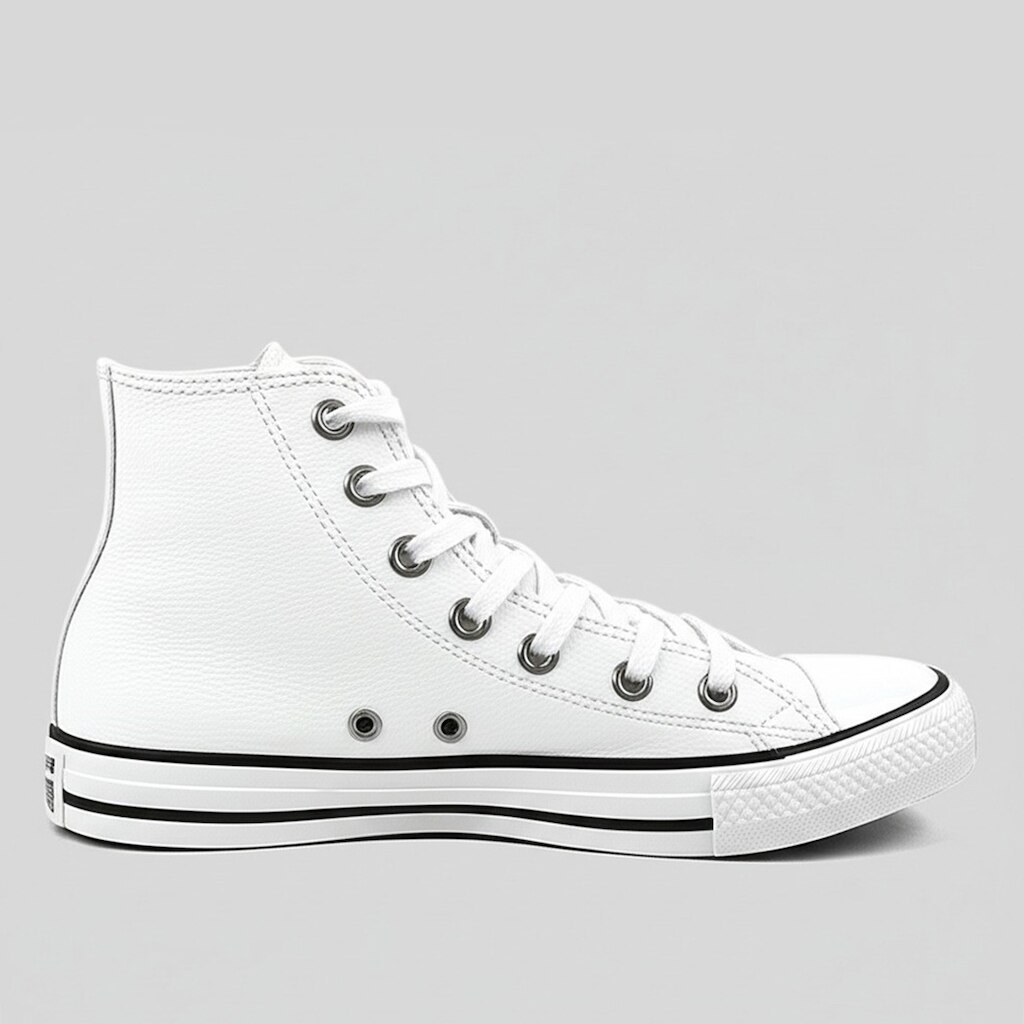 Tênis Couro Cano Alto Converse Chuck Taylor All Star HI
