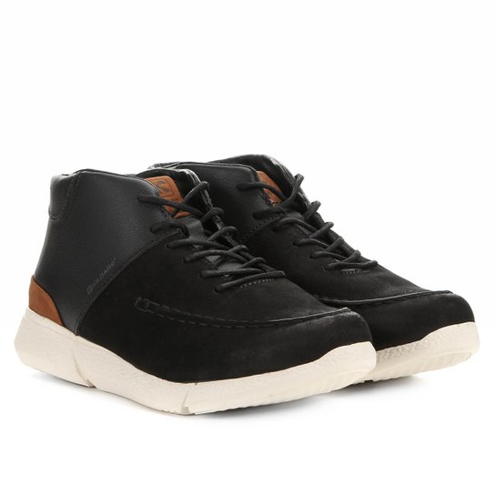 Tênis Couro Cano Alto Kildare Portree Masculino - Preto Menor preço em Tênis Couro Cano Alto Kildare Portree Masculino - Preto