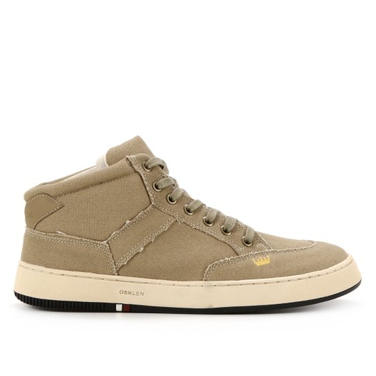 Tênis Couro Cano Alto Osklen Soho Masculino - Bege é ruim? Tênis Couro Cano Alto Osklen Soho Masculino - Bege é boa?