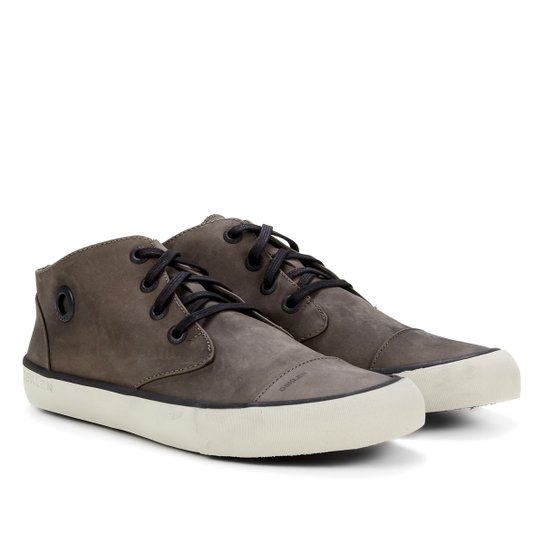 Tênis Couro Cano Médio Osklen Oxford Oil Masculino - Grafite é ruim? Tênis Couro Cano Médio Osklen Oxford Oil Masculino - Grafite é boa?