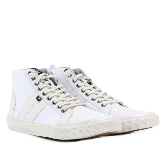 Tênis Couro Cano Médio Walkabout Masculino - Gelo Menor preço em Tênis Couro Cano Médio Walkabout Masculino - Gelo