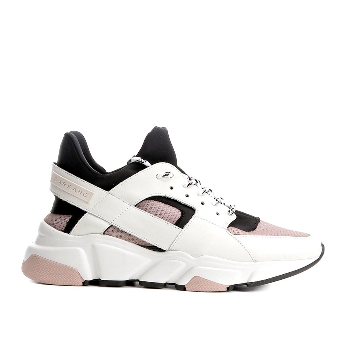 tênis couro carrano chunky sneaker feminino