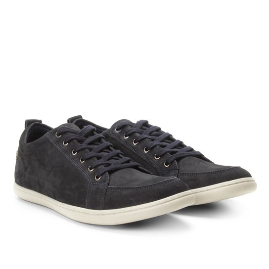 Tênis Couro Cavalera Básico Vicente Masculino - Marinho Menor preço em Tênis Couro Cavalera Básico Vicente Masculino - Marinho