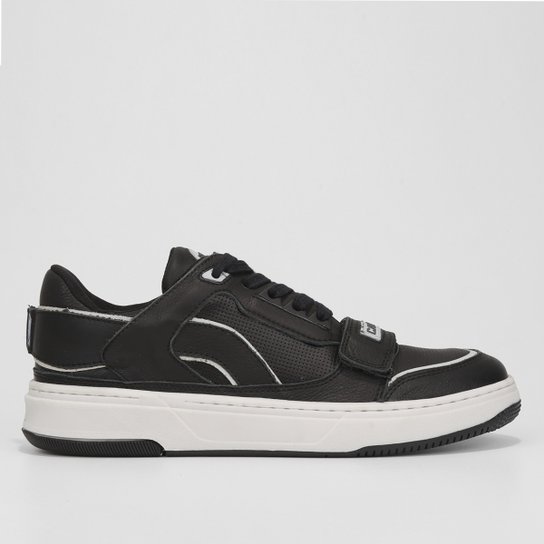 Tênis Couro Cavalera Polarious Masculino - Preto Menor preço em Tênis Couro Cavalera Polarious Masculino - Preto