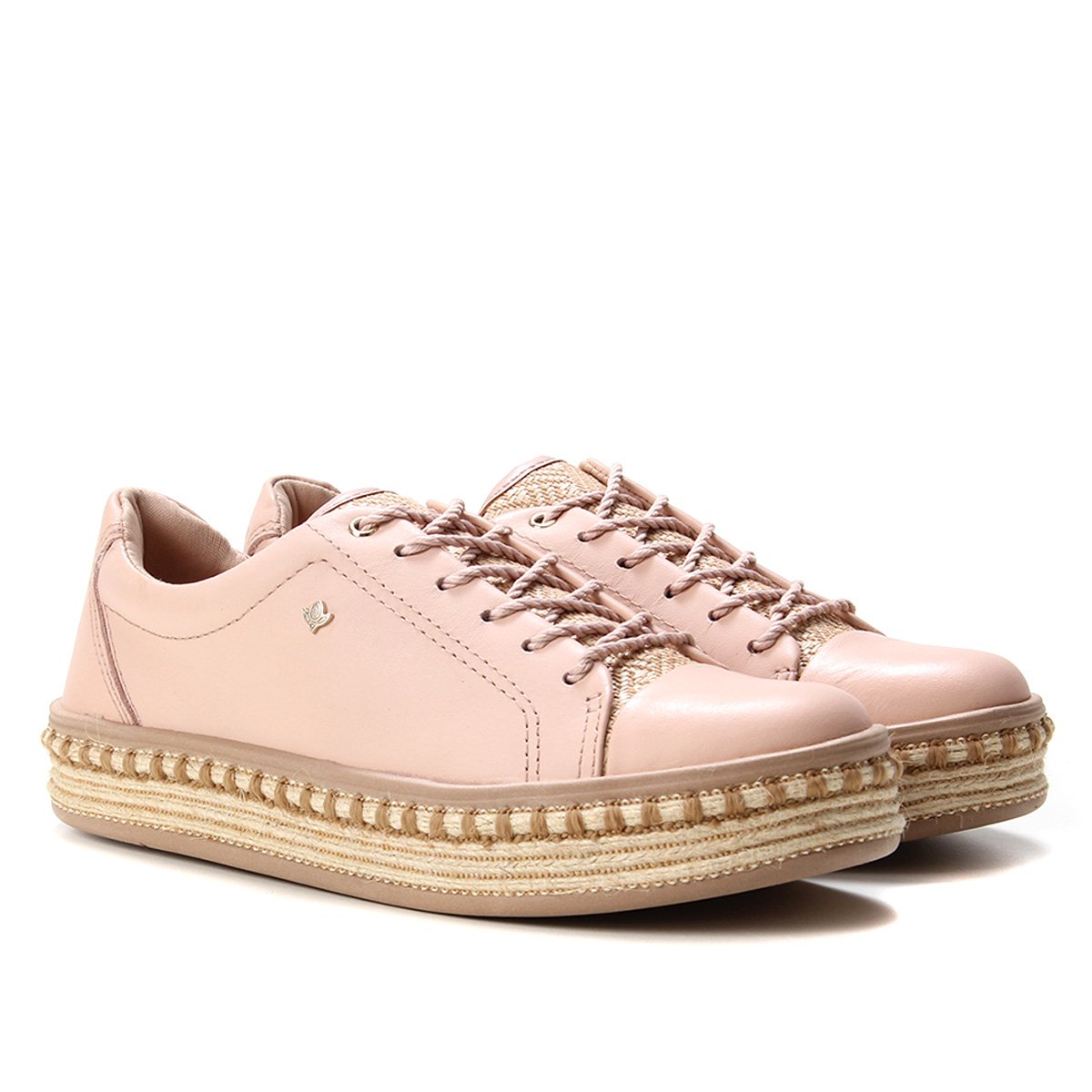 Tênis Couro Cravo & Canela Detalhe Corda Feminino Menor preço em Tênis Couro Cravo & Canela Detalhe Corda Feminino