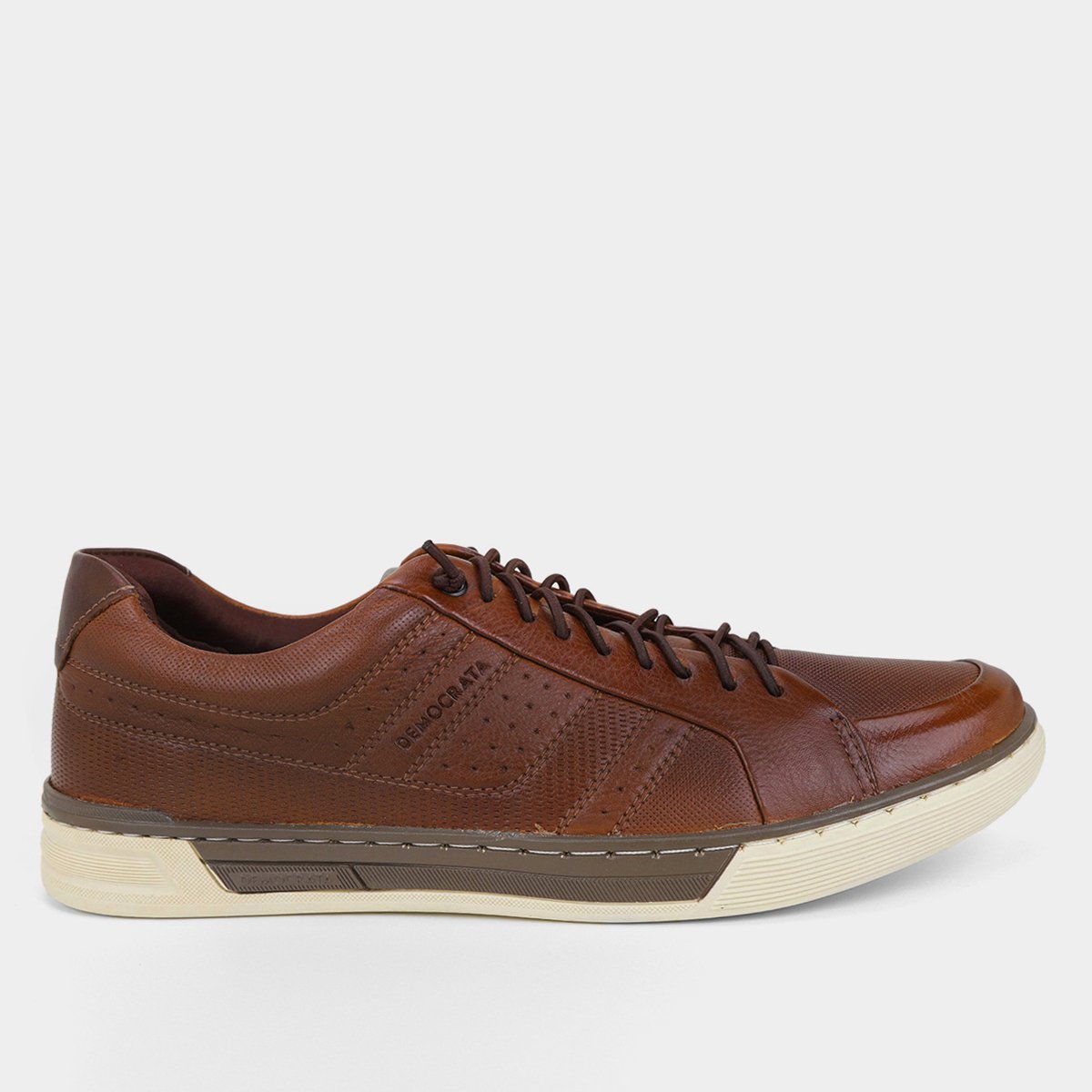 Tênis Couro Democrata Blend Masculino Menor preço em Tênis Couro Democrata Blend Masculino