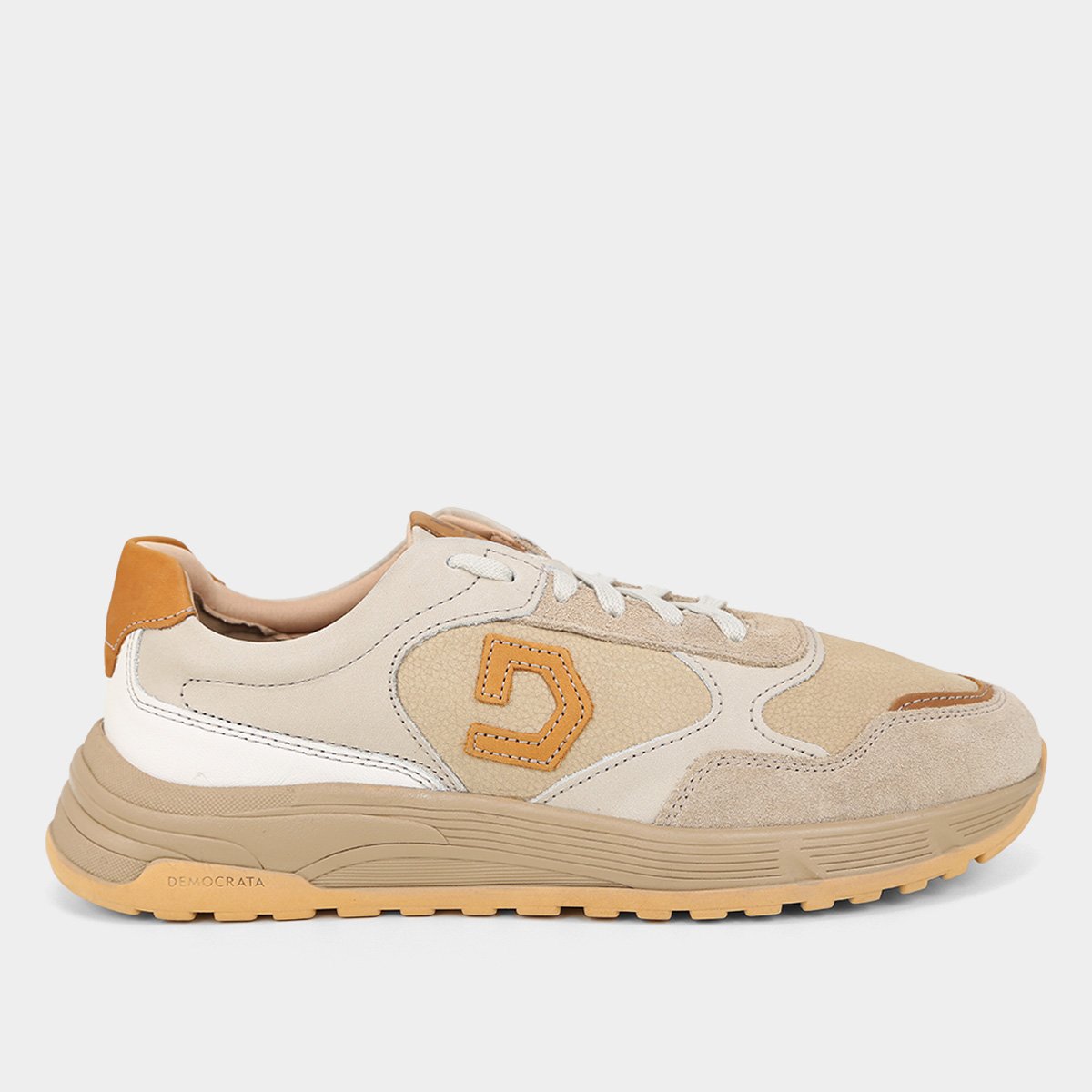 Tênis Couro Democrata Denim Dave Masculino